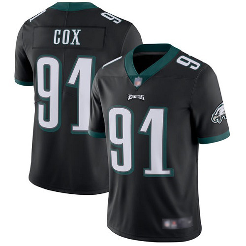Men Philadelphia Eagles #91 Fletcher Cox Black Alternate Vapor Untouchable NFL Jersey Limited Player Football->nfl t-shirts->Sports Accessory